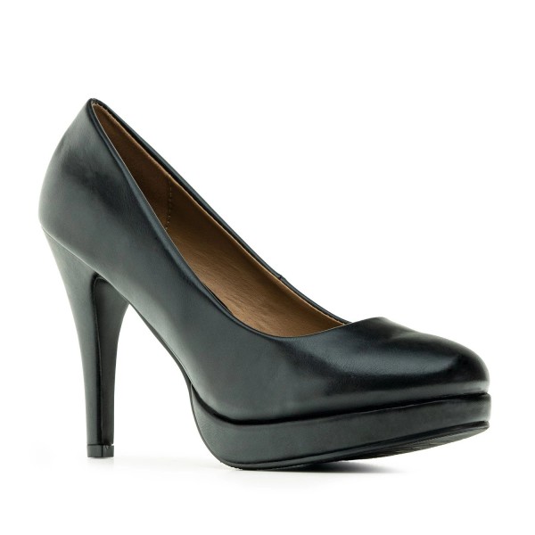 Andres Machado 554-01 Pump Black 12cm Andres Machado 554-01 Pump Black 12cm