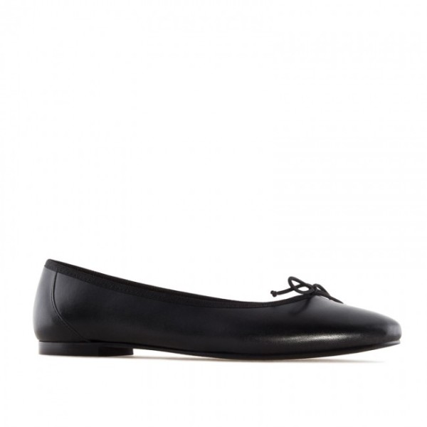 Andres Machado MARTA-01 Leather Ballerina Black Andres Machado MARTA-01 Leather Ballerina Black