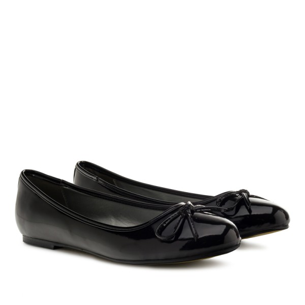 Andres Machado TG104-01L Ballerina Black Patent Andres Machado TG104-01L Ballerina Black Patent
