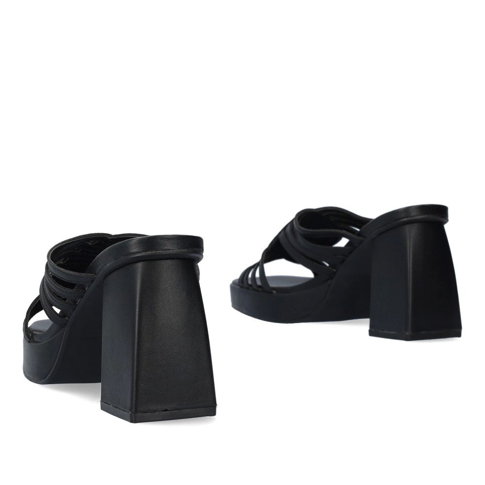 Andres Machado AM5745-01 Mule Black 11cm Andres Machado AM5745-01 Mule Black 11cm