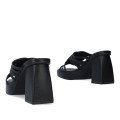 Andres Machado AM5745-01 Mule Black 11cm Andres Machado AM5745-01 Mule Black 11cm