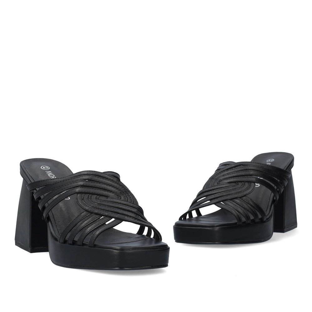 Andres Machado AM5745-01 Mule Black 11cm Andres Machado AM5745-01 Mule Black 11cm