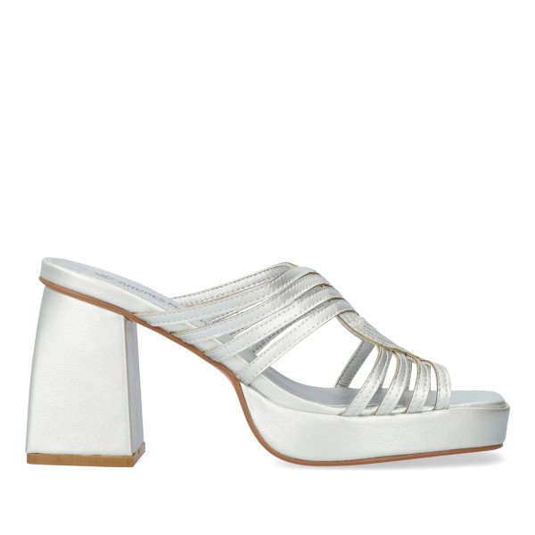 Andres Machado AM5745-04 Mule Silver 11cm Andres Machado AM5745-04 Mule Silver 11cm