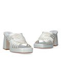 Andres Machado AM5745-04 Mule Silver 11cm Andres Machado AM5745-04 Mule Silver 11cm