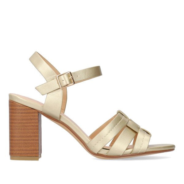 Andres Machado AM5747-06 Sandal Gold 9cm Andres Machado AM5747-06 Sandal Gold 9cm
