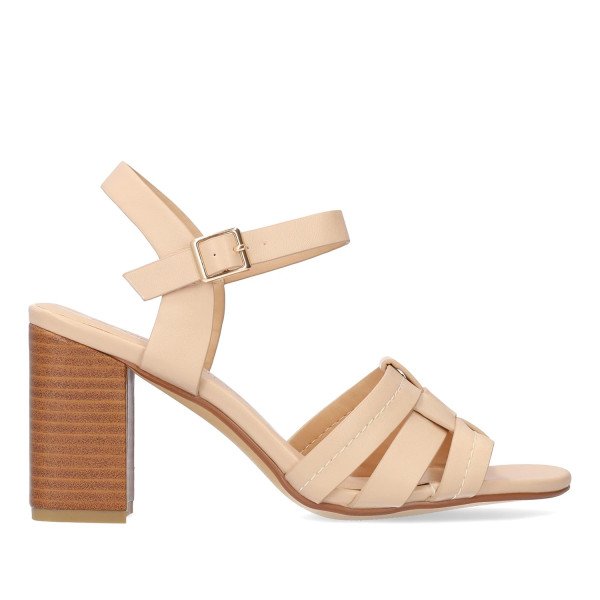 Andres Machado AM5747-33 Sandal Natural 9cm Andres Machado AM5747-33 Sandal Natural 9cm