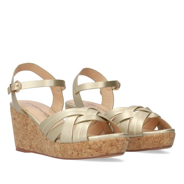 Andres Machado AM5750-06 Platform Gold 8cm Andres Machado AM5750-06 Platform Gold 8cm