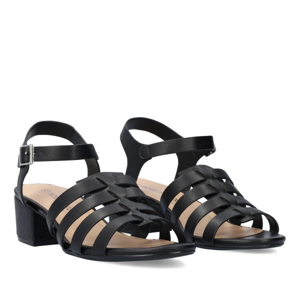 Andres Machado AM5761-01 Sandal Black 5.5cm Andres Machado AM5761-01 Sandal Black 5.5cm