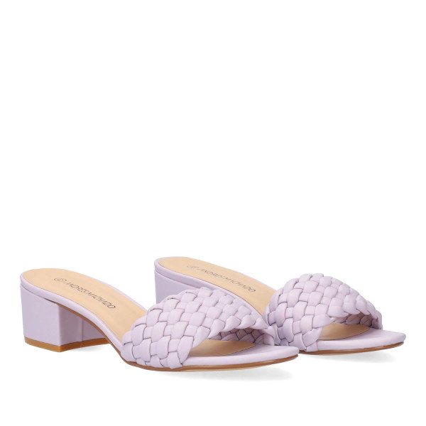 Andres Machado AM5762-10 Mule Lilac 5.5cm Andres Machado AM5762-10 Mule Lilac 5.5cm