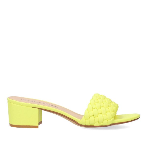 Andres Machado AM5762-24 Mule Yellow 5.5cm Andres Machado AM5762-24 Mule Yellow 5.5cm