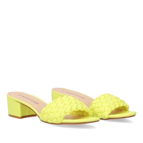 Andres Machado AM5762-24 Mule Yellow 5.5cm Andres Machado AM5762-24 Mule Yellow 5.5cm