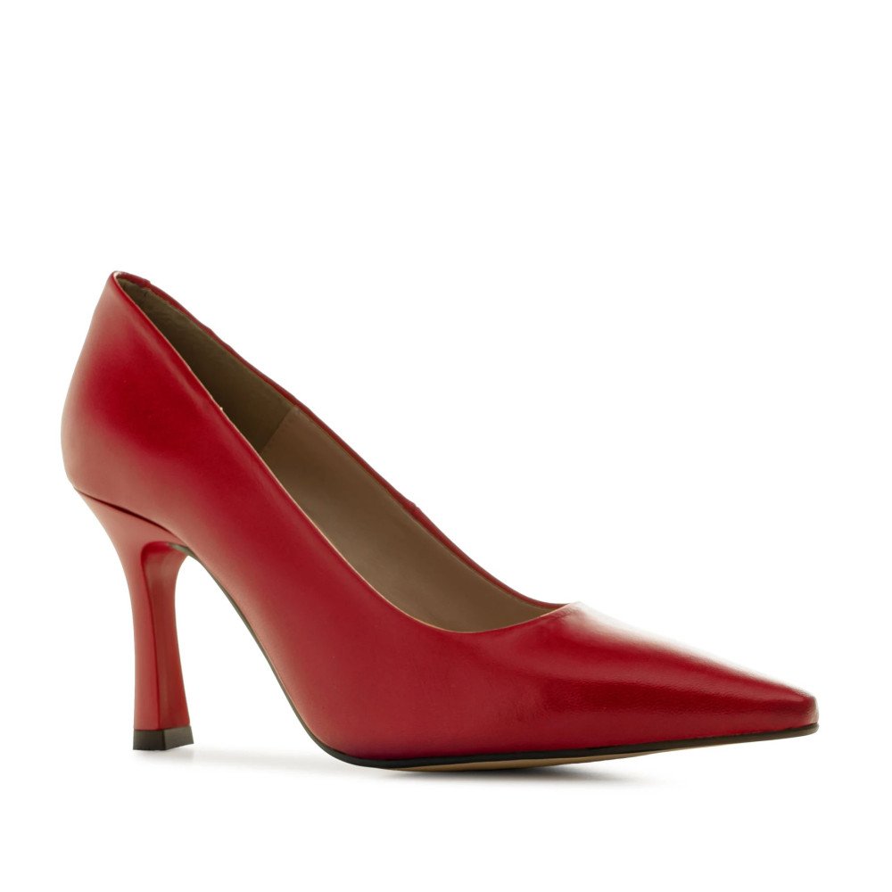 Andres Machado Aurora-14 Leather Heel Red 9cm Andres Machado Aurora-14 Leather Heel Red 9cm