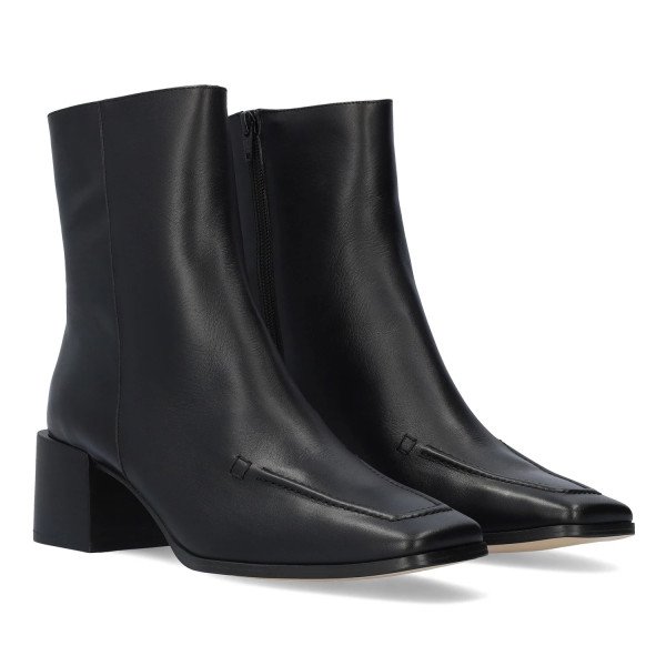 Andres Machado Candy-01 Leather Boot Black 6cm Andres Machado Candy-01 Leather Boot Black 6cm