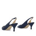 Andres Machado Elena-12 Beige Leather Blue 8cm Andres Machado Elena-12 Beige Leather Blue 8cm