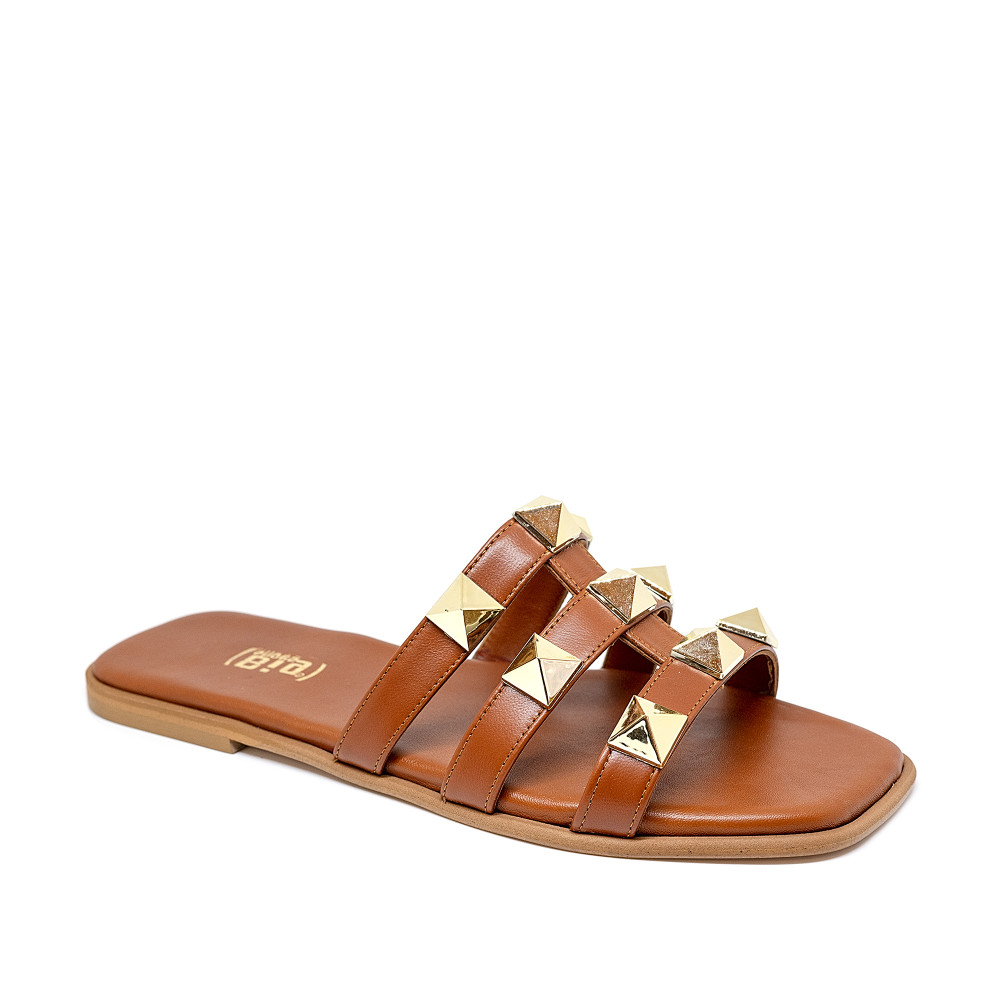 Bigshoes GA0110-09 Tan Leather Sandal Bigshoes GA0110-09 Tan Leather Sandal