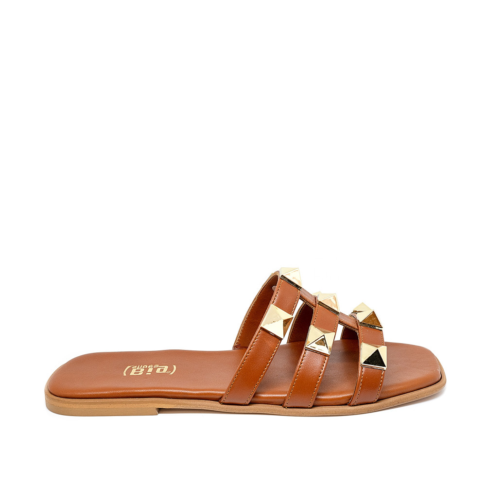 Bigshoes GA0110-09 Tan Leather Sandal Bigshoes GA0110-09 Tan Leather Sandal