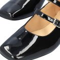Andres Machado Ivette-01 Leather Ballerina Black Andres Machado Ivette-01 Leather Ballerina Black