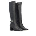 Andres Machado Nora-01 Black Leather Boot 6cm Andres Machado Nora-01 Black Leather Boot 6cm