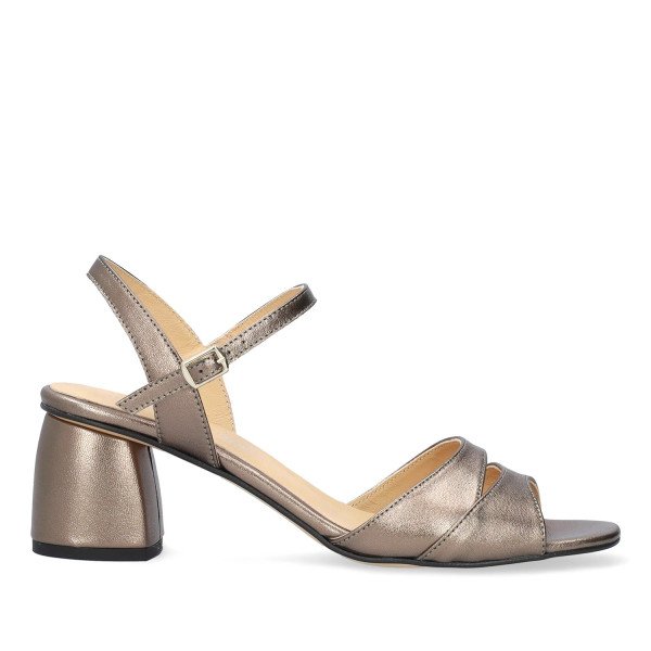 Andres Machado Sandra-38 Leather Sandal Bronze 7.5cm Andres Machado Sandra-38 Leather Sandal Bronze 7.5cm