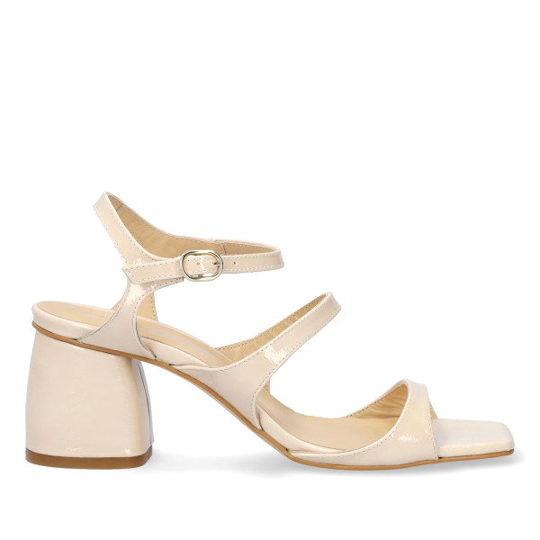 Andres Machado Selene-33 Leather Sandal Natural 8cm Andres Machado Selene-33 Leather Sandal Natural 8cm