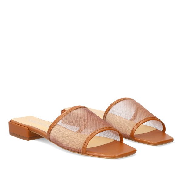 Andres Machado Selma-05 Leather Sandal Brown 2.5cm Andres Machado Selma-05 Leather Sandal Brown 2.5cm
