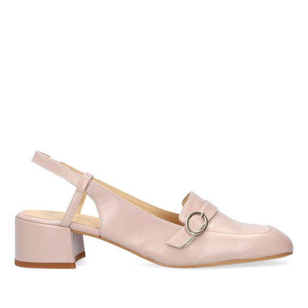 Andres Machado Yanara-17 Pink Leather Heel 5cm Andres Machado Yanara-17 Pink Leather Heel 5cm