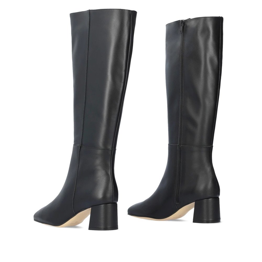 Andres Machado Yara-01 Black Leather Boot 6cm Andres Machado Yara-01 Black Leather Boot 6cm
