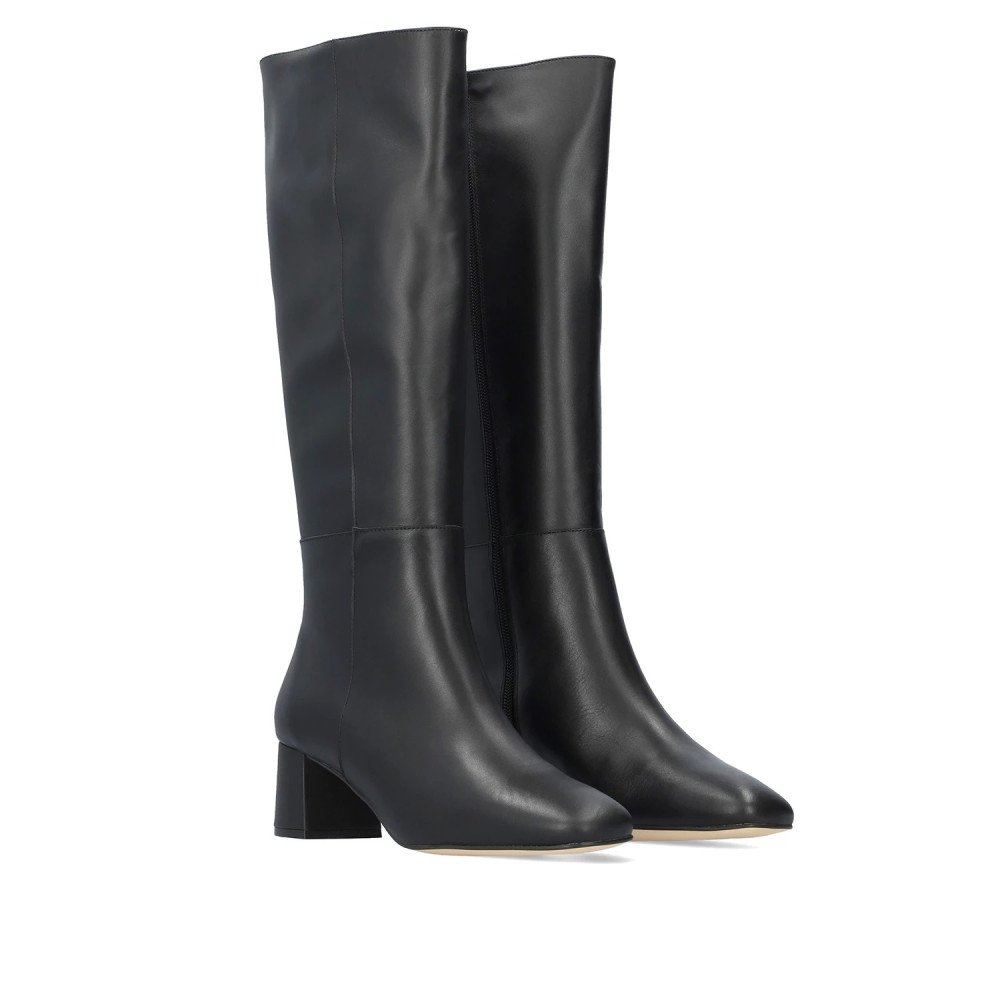 Andres Machado Yara-01 Black Leather Boot 6cm Andres Machado Yara-01 Black Leather Boot 6cm