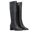 Andres Machado Yara-01 Black Leather Boot 6cm Andres Machado Yara-01 Black Leather Boot 6cm
