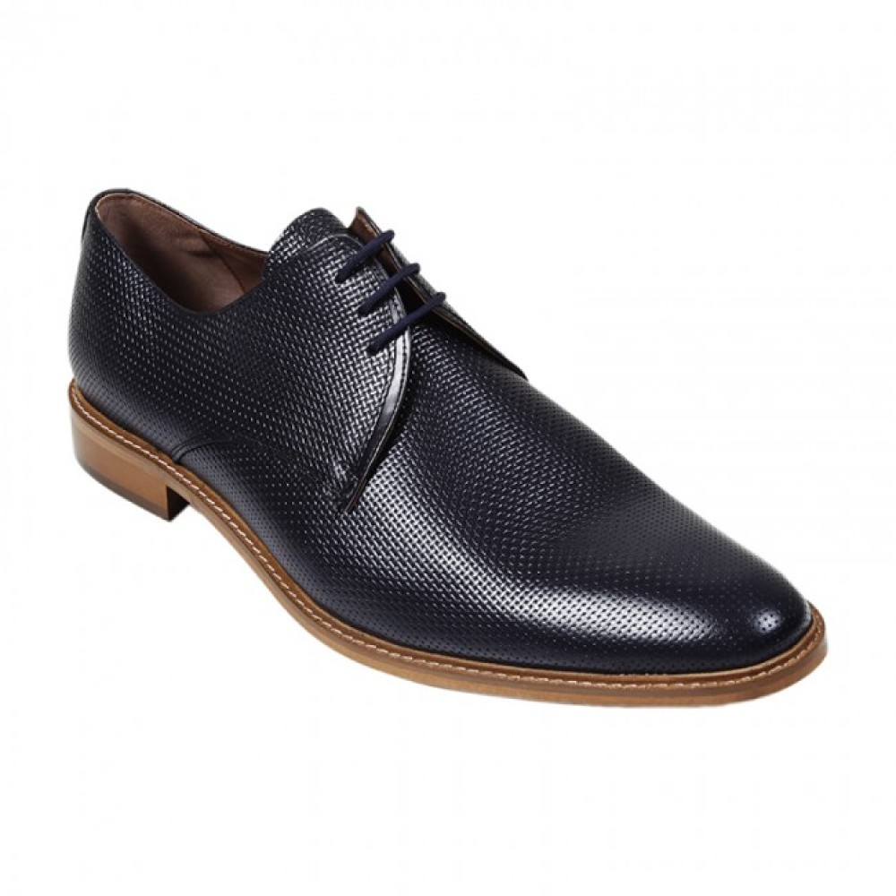 Bigshoes KL30714-18 Leather Dress Blue Bigshoes KL30714-18 Leather Dress Blue
