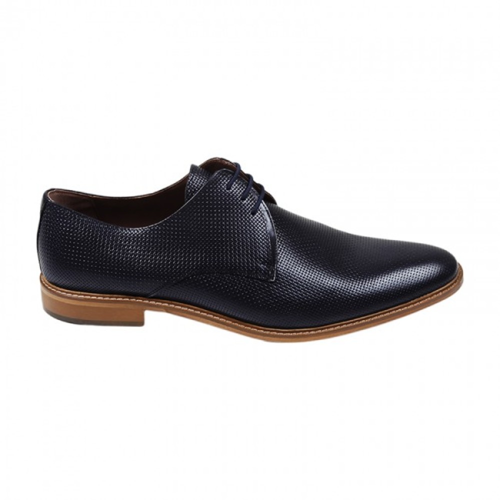 Bigshoes KL30714-18 Leather Dress Blue Bigshoes KL30714-18 Leather Dress Blue