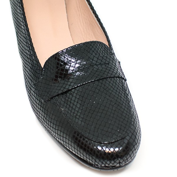 Bigshoes MX14255-01SN Leather Moccasin Black Bigshoes MX14255-01SN Leather Moccasin Black