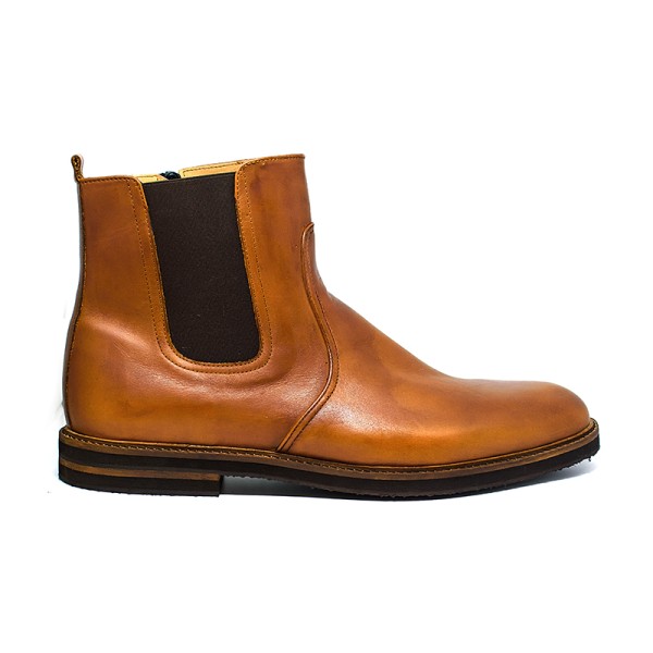 Bigshoes KL37212-09 Leather Ankle  Boots Tan Bigshoes KL37212-09 Leather Ankle  Boots Tan