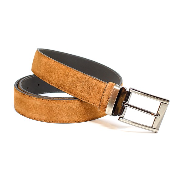 Bigshoes 3292-384 Leather Camel Belt Bigshoes 3292-384 Leather Camel Belt
