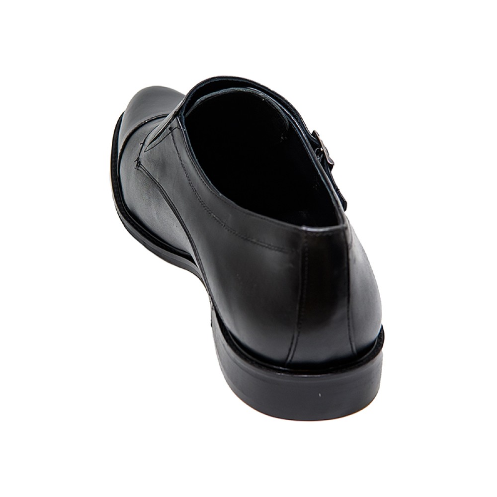 Bigshoes KL30180-01 Δερμάτινο Dress Μαύρο