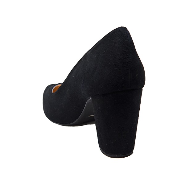 Bigshoes MX9121-01kst Leather Heel Black 8cm Bigshoes MX9121-01kst Leather Heel Black 8cm