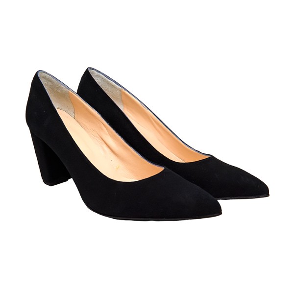 Bigshoes MX9121-01kst Leather Heel Black 8cm Bigshoes MX9121-01kst Leather Heel Black 8cm