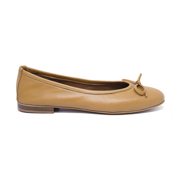 Bigshoes GA1137-09 Leather Ballerinas Tan Bigshoes GA1137-09 Leather Ballerinas Tan