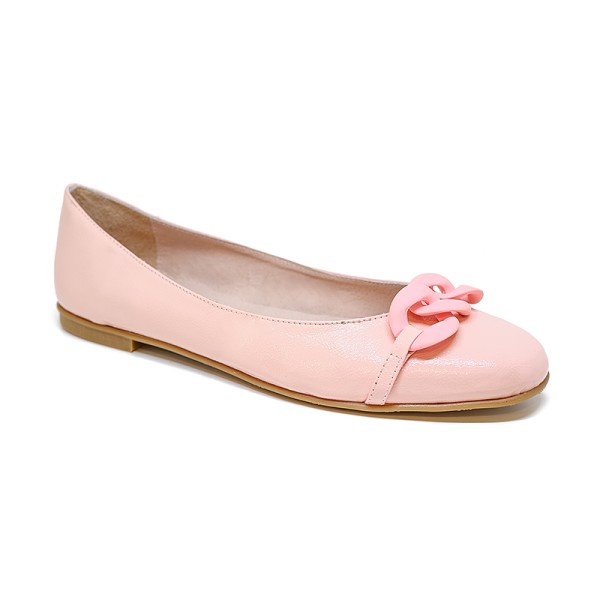 Bigshoes GA1139-17 Leather Ballerinas Pink  Bigshoes GA1139-17 Leather Ballerinas Pink