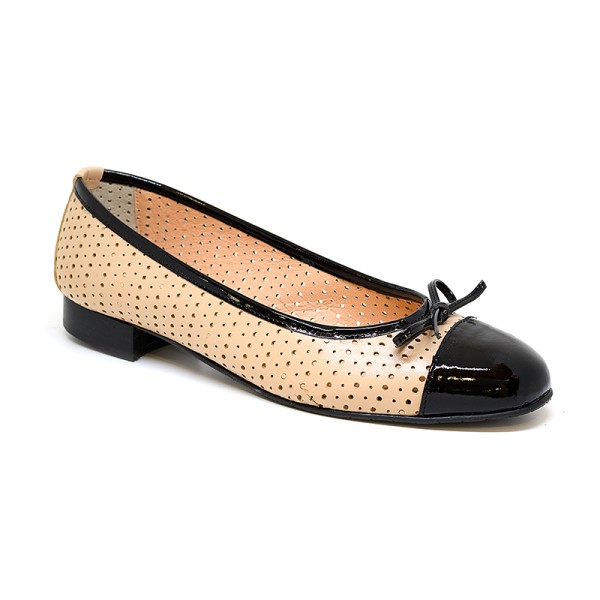 Bigshoes ΜΧ22115-13 Leather Pumps Beige 2cm Bigshoes ΜΧ22115-13 Leather Pumps Beige 2cm