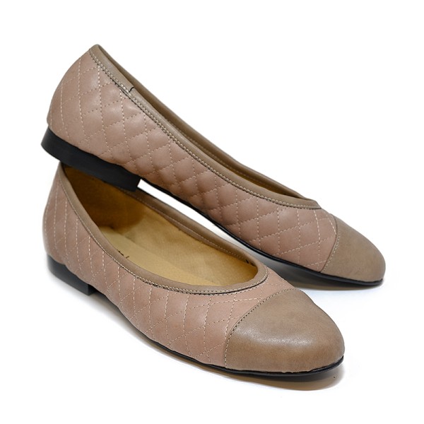 Bigshoes GA1136-07 Leather Ballerinas Cigar Bigshoes GA1136-07 Leather Ballerinas Cigar