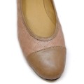 Bigshoes GA1136-07 Leather Ballerinas Cigar Bigshoes GA1136-07 Leather Ballerinas Cigar