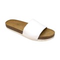 Bigshoes GA0303-02 Leather Slipper White