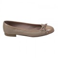 Bigshoes MX8045-13 Leather Ballerinas Beige