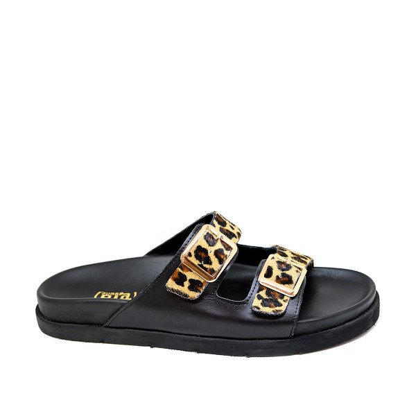 Bigshoes GA0307-01 Leather Sandal Black Bigshoes GA0307-01 Leather Sandal Black