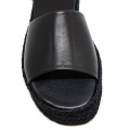 Bigshoes GA0214-01 Leather Mule Black Bigshoes GA0214-01 Leather Mule Black