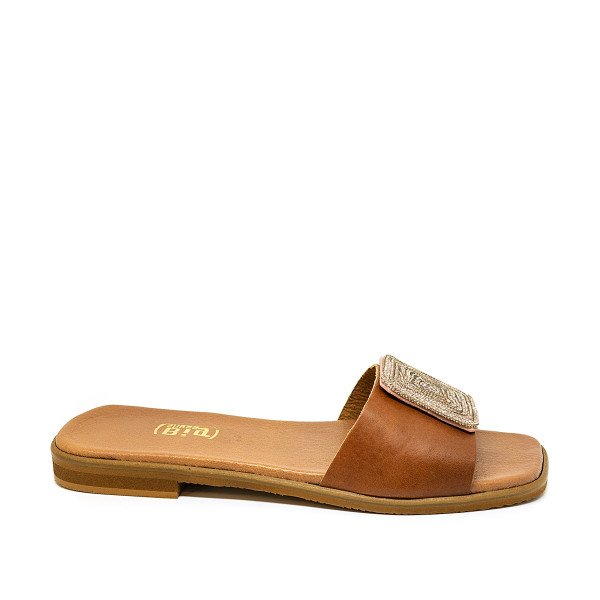 Bigshoes GA0215-09 Leather Sandal Tan Bigshoes GA0215-09 Leather Sandal Tan