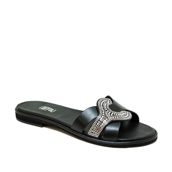 Bigshoes GA0220-01 Leather Slipper Black Bigshoes GA0220-01 Leather Slipper Black