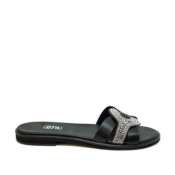 Bigshoes GA0220-01 Leather Slipper Black Bigshoes GA0220-01 Leather Slipper Black