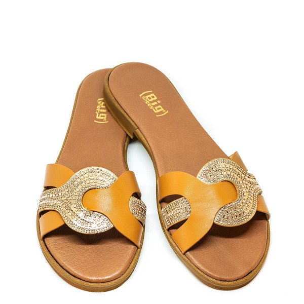 Bigshoes GA0220-09 Leather Sandal Tan Bigshoes GA0220-09 Leather Sandal Tan